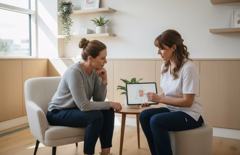 4 situații în care fizioterapia pentru sănătatea pelvină poate fi primul pas